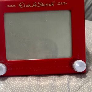 Magic Etch A Sketch Toy - Red